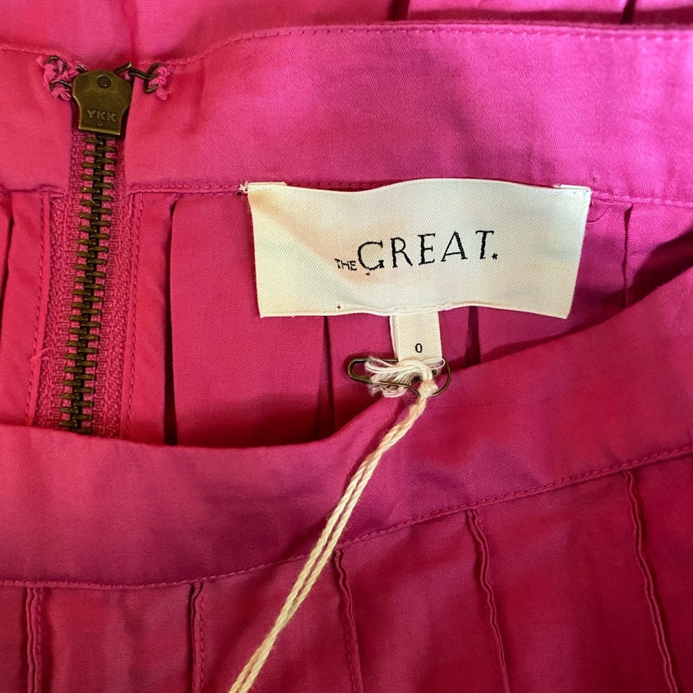 NWT The Great Rhythm Skirt in Fuchsia - Picture 5 of 5
